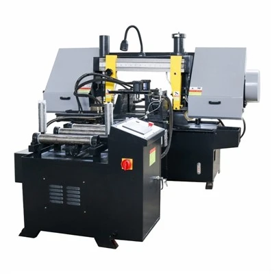 Automatinis CNC besisukantis juostinis pjūklas